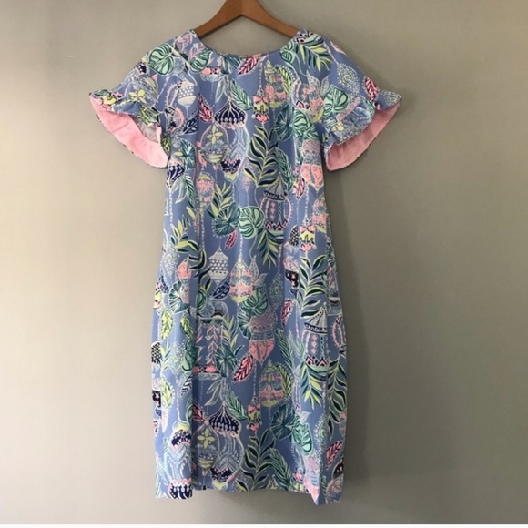 Lilly Pulitzer Kerstin Blue Peri Lapis Lantern - Picture 3 of 4